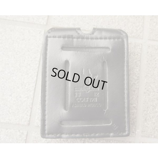 画像2: 米法執行機関放出サファリランド77デューティダブルピストルマガジンポーチ コルトガバメント用