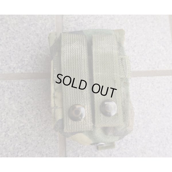 画像2: 米軍MOLLEハンドグレネードポーチ ウッドランド迷彩