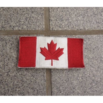 画像1: カナダ軍フラッグパッチ フルカラー品