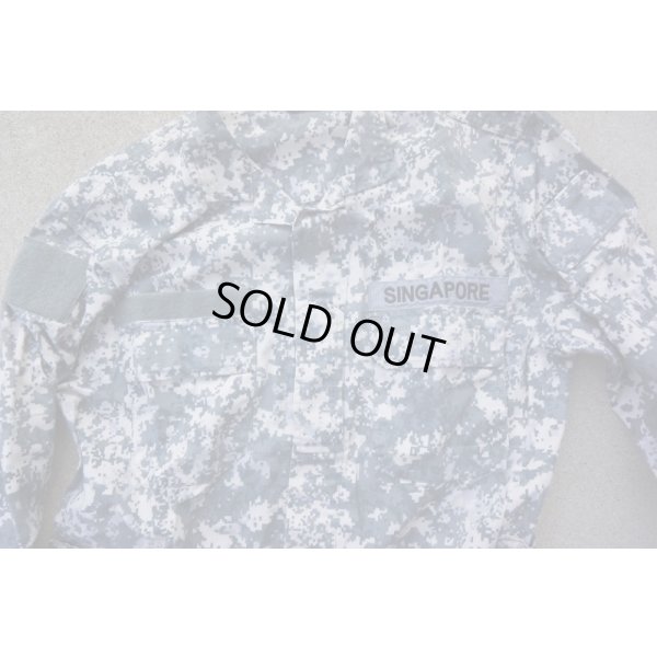 画像4: シンガポール軍 海軍デジタル迷彩 上下セット新品