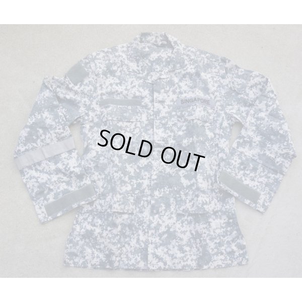 画像2: シンガポール軍 海軍デジタル迷彩 上下セット新品