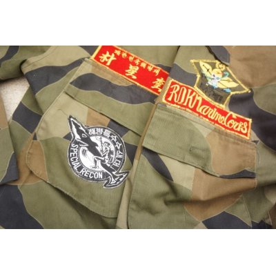 画像3: 韓国軍 海軍海兵隊ブロックパターン迷彩ジャケット パッチ付き
