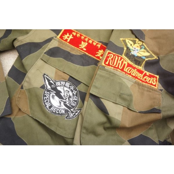 画像3: 韓国軍 海軍海兵隊ブロックパターン迷彩ジャケット パッチ付き