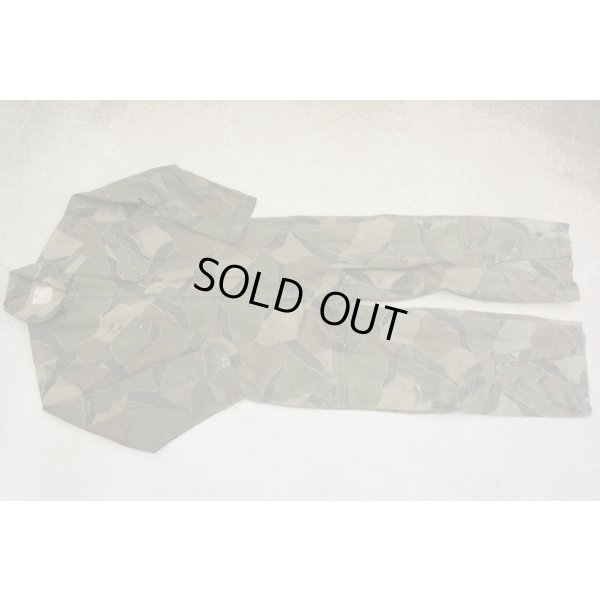 画像1: 韓国軍 海軍海兵隊ブロックパターン迷彩CVCカバーオール