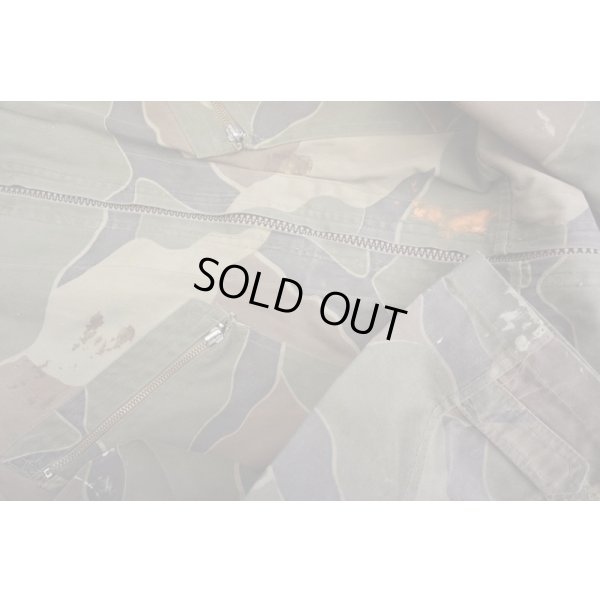 画像4: 韓国軍 海軍海兵隊ブロックパターン迷彩CVCカバーオール