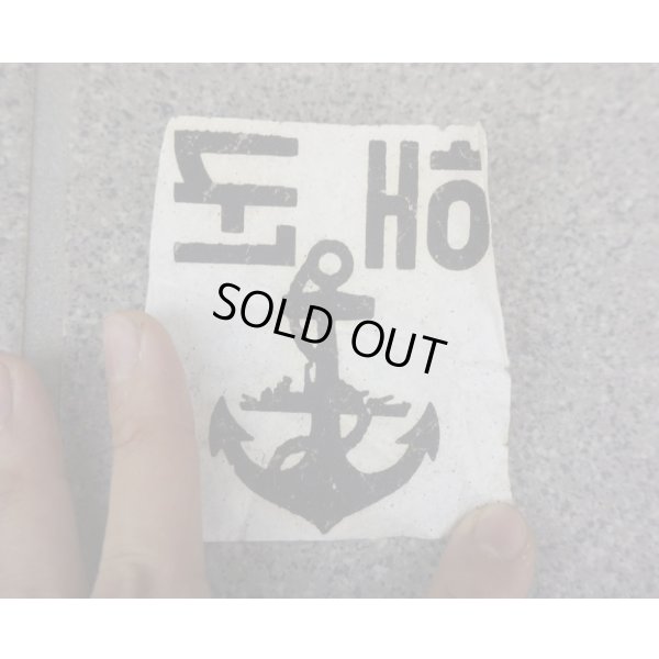 画像1: 韓国軍 海軍 胸ポケット用アイロンプリント転写ステンシルシート