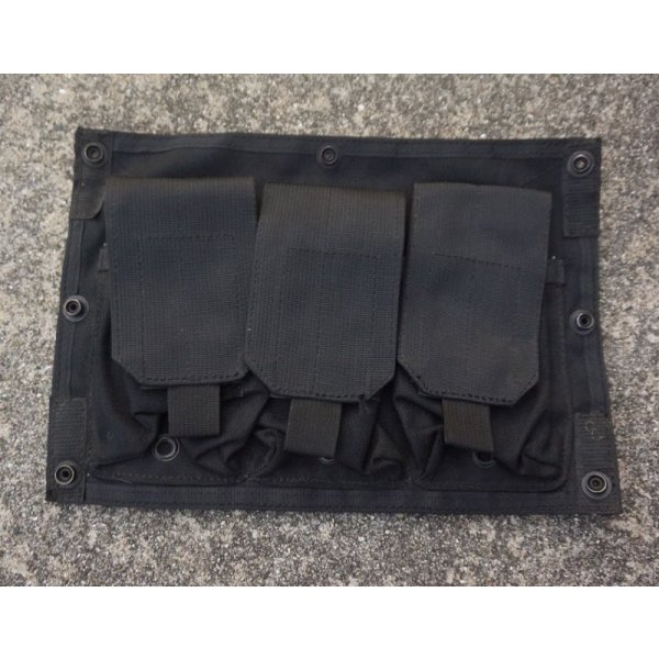 画像1: 英軍?英法執行機関放出?イーグル モジュラーベスト用M14マガジンパネル黒