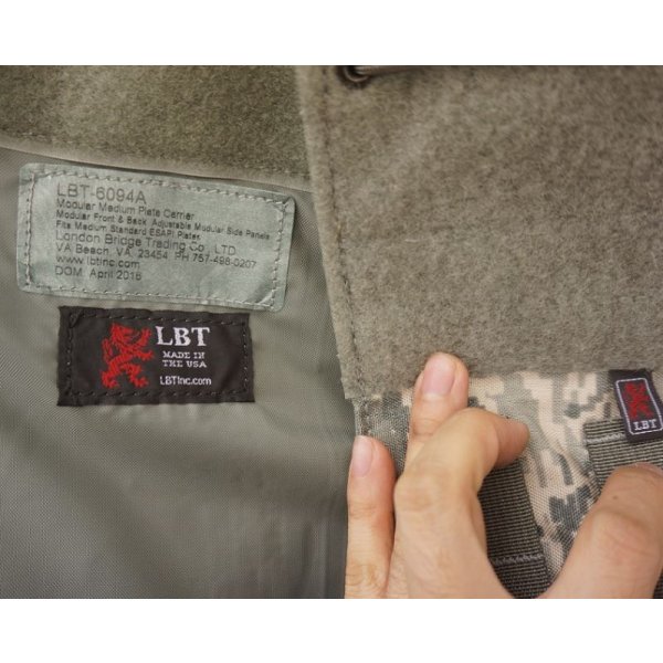 画像5: LBT-6094プレートキャリア デジタルタイガー迷彩(ABU迷彩)新品