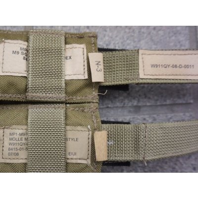 画像6: 米軍イーグルSFLCS 9mmピストルマガジンポーチ カーキ新品