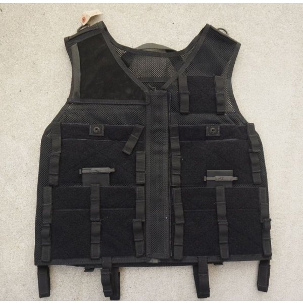 画像1: イーグル TAC-V1タイプモジュラーベスト黒MEDIUM新品(日本警察特殊部隊使用タイプ)