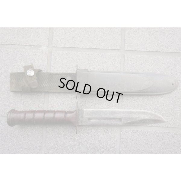 画像1: 米軍 米海軍 第二次世界大戦〜ベトナム戦争カミラスmk2ファイティングナイフ・シースセット