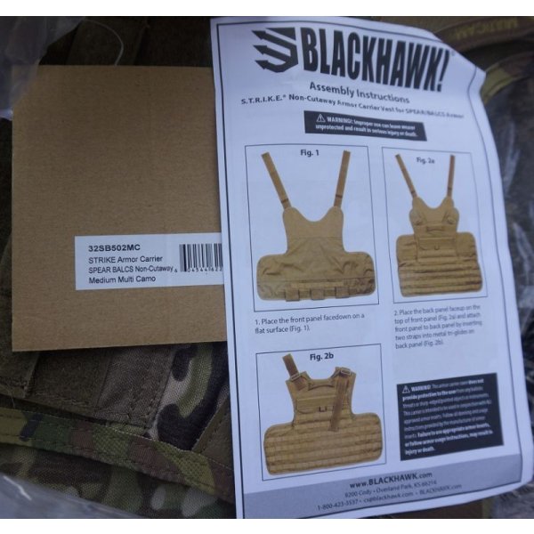 画像5: ブラックホークSTRIKEノンカッタウェイアーマーキャリアMULTICAM迷彩 新品