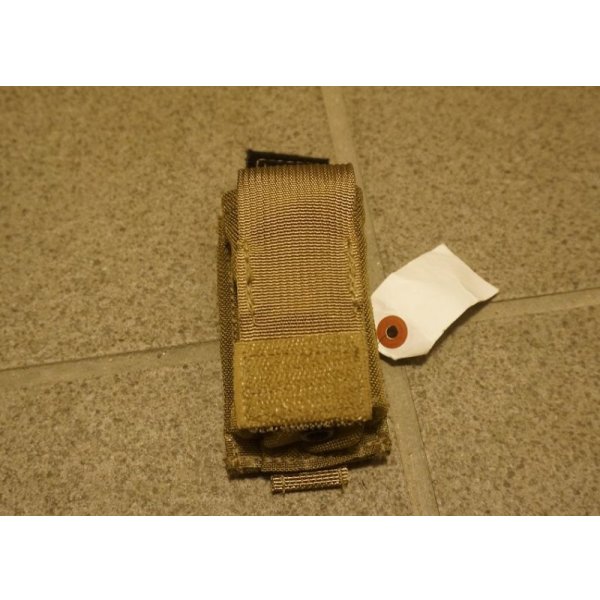 画像1: 米軍イーグルFSBEII シングル9mmピストルマガジンポーチCB(コヨーテブラウン)新品