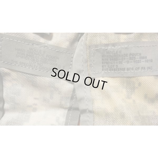 画像3: 米軍MOLLEIIハンドグレネードポーチUCP迷彩(ACU迷彩)