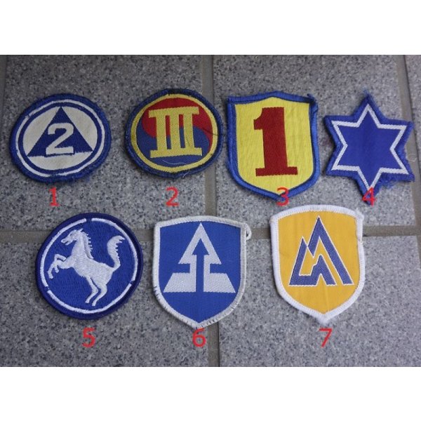 画像1: 韓国軍 韓国陸軍フルカラー部隊章 各種