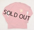 韓国軍 海軍海兵隊Tシャツ刺繍入り赤