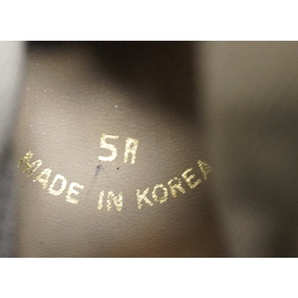 画像4: 輸出用韓国製?ヌードルパターン迷彩ジャングルブーツ5R新品