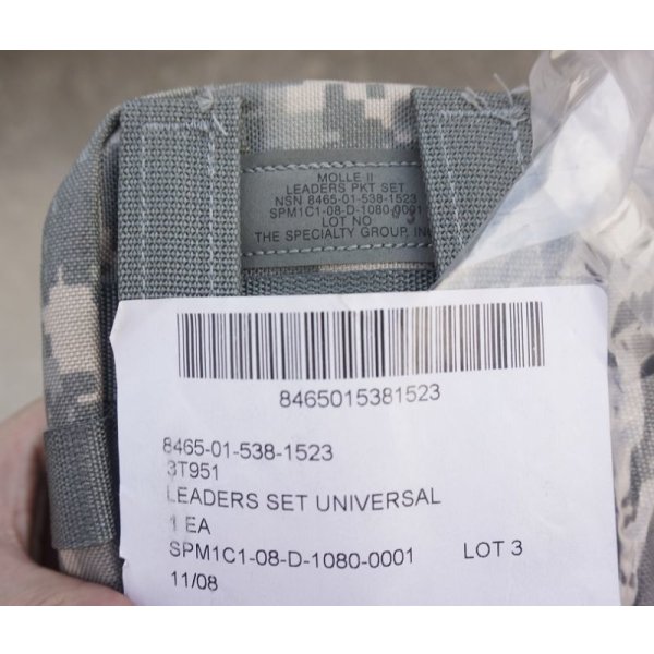 画像3: 米軍MOLLEII リーダーズポケットポーチUCP迷彩(ACU迷彩)新品