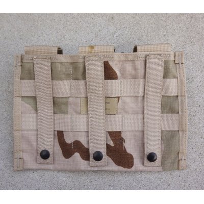 画像2: 米軍MOLLEII 3マグキャリア3Cデザート迷彩 新品