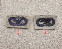 米軍 米空軍ABU用スキルパッチ各種