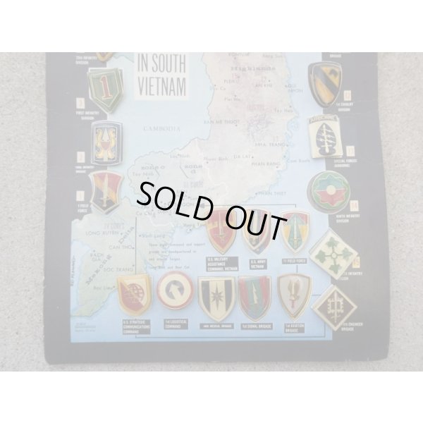 画像4: 米軍ベトナム戦争派遣部隊ピンバッジ24個セット新品