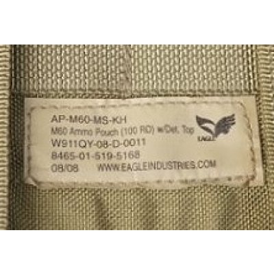 画像5: 米軍イーグルSFLCS M60ポーチ カーキ新品