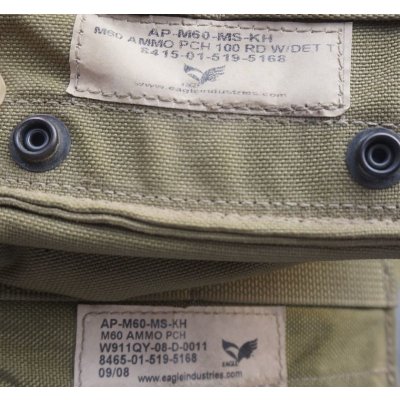 画像4: 米軍イーグルSFLCS M60ポーチ カーキ新品