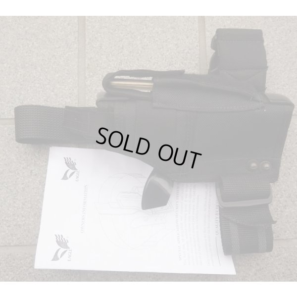 画像1: イーグルSAS mkVIレッグホルスター黒 新品