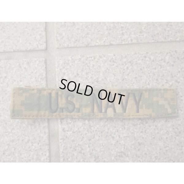 画像1: 米軍 米海軍ウッドランドMARPAT迷彩U.S. NAVYテープ