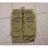 米軍QRVタクティカルベスト用ダブルマガジンポーチOD