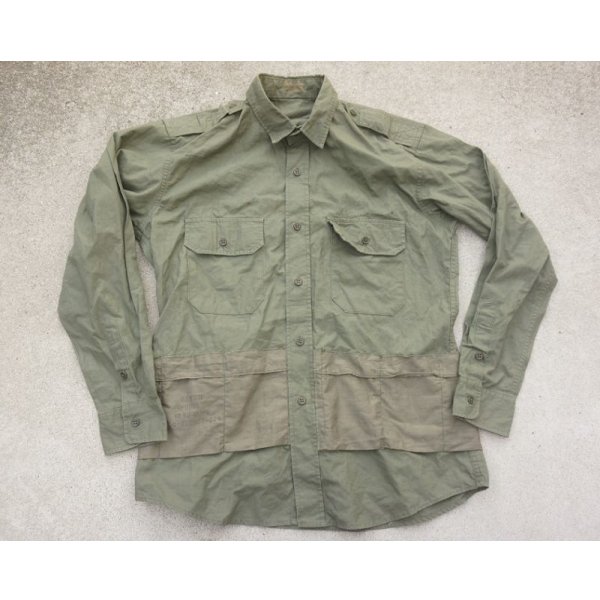 画像1: 国籍不明 英軍・オーストラリア軍型ODシャツ バンダリア追加品