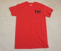 H&K製HK Tシャツ赤SMALL新品