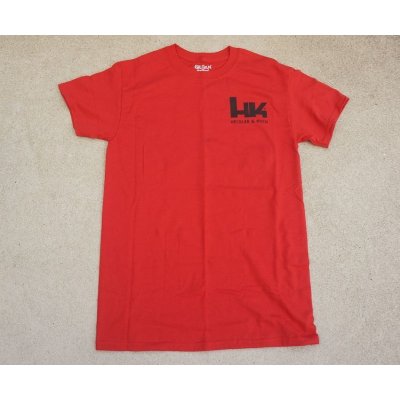 画像1: H&K製HK Tシャツ赤SMALL新品