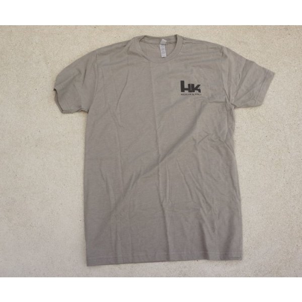 画像1: H&K製HK Tシャツ灰色SMALL新品