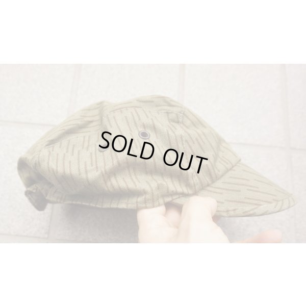 画像4: NVA(東ドイツ軍)UTVレインドロップ迷彩キャップMEDIUM/LARGE寸新品