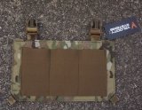 ベロシティシステムズSwift ClipエラスティックトリプルマガジンポーチプラカードMULTICAM迷彩 新品