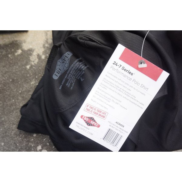 画像3: TRU-SPEC 24-7ポロシャツ黒 新品