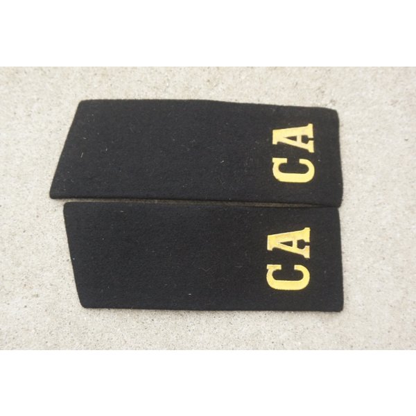 画像1: ソ連軍 兵・下士官用 黒色肩章2枚セット新品