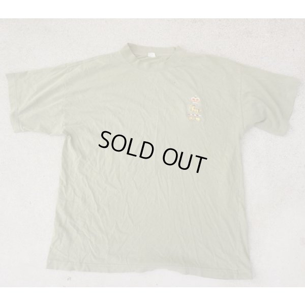 画像1: 英軍放出 刺繍入りTシャツ