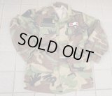 ペルー軍 陸軍特殊部隊カスタム ウッドランド迷彩BDUジャケットMEDIUM