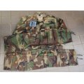 ペルー軍 陸軍特殊部隊ウッドランド迷彩BDU上下セットLARGE