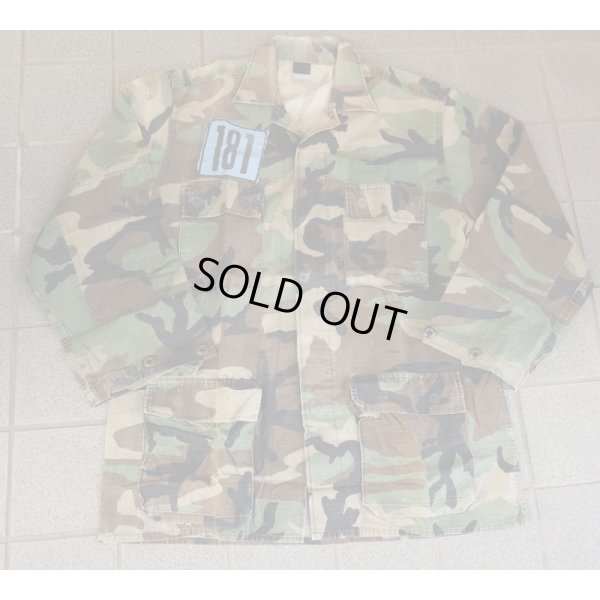 画像2: ペルー軍 陸軍特殊部隊ウッドランド迷彩BDU上下セットLARGE