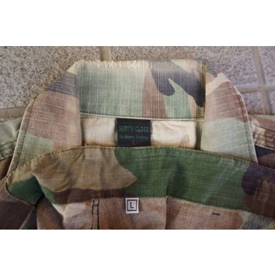 画像5: ペルー軍 陸軍特殊部隊ウッドランド迷彩BDU上下セットLARGE