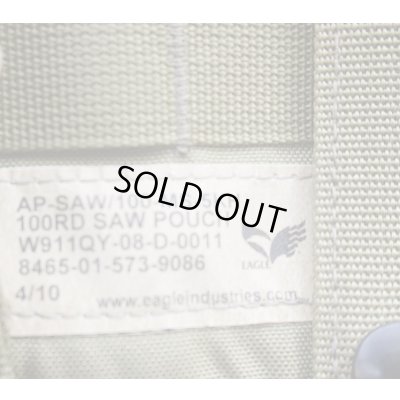 画像3: 米軍イーグルSFLCS V.2 100rd SAWポーチ カーキ新品