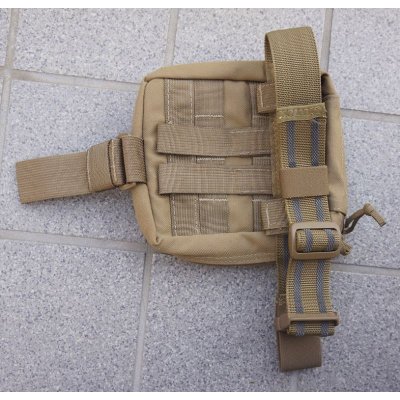 画像2: 米軍JBC LBT-2648Bメディカルポーチ(レッグポーチとしてもMOLLEポーチとしても使用可)CB(コヨーテブラウン)新品