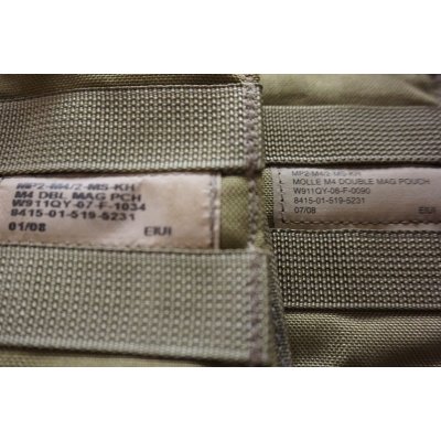 画像5: 米軍イーグルSFLCSダブルマガジンポーチ カーキ新品