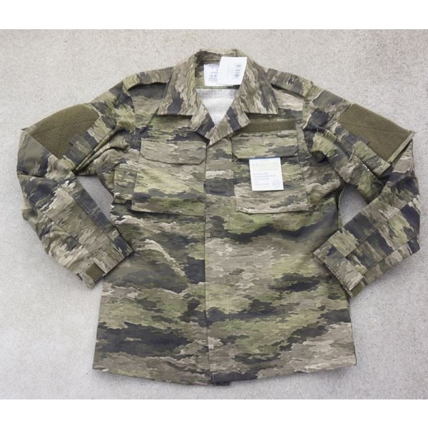 画像1: LEO KÖHLER製コンバットフィールドブラウスA-TACS iX迷彩SMALL新品