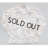 韓国軍ザイトン部隊デザート迷彩ジャケット歩兵科軍曹パッチ付き