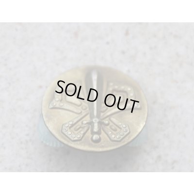 画像1: 韓国軍 韓国陸軍 製服用金属製歩兵科兵科章