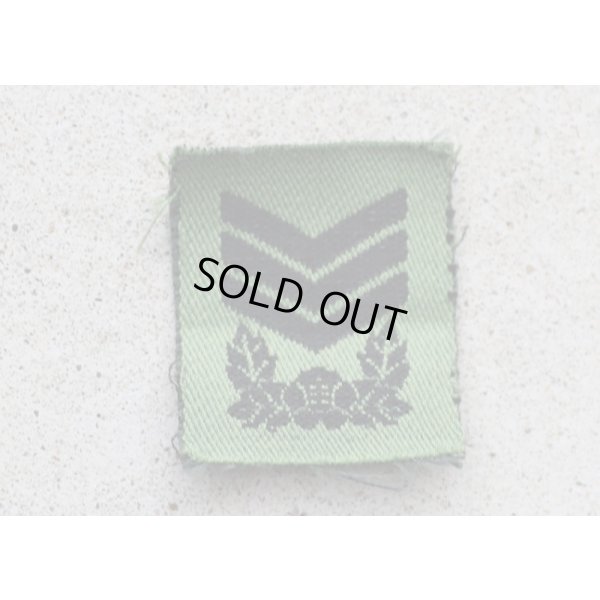 画像1: 韓国軍 韓国陸軍 帽子用サブデュード上士(曹長)階級章